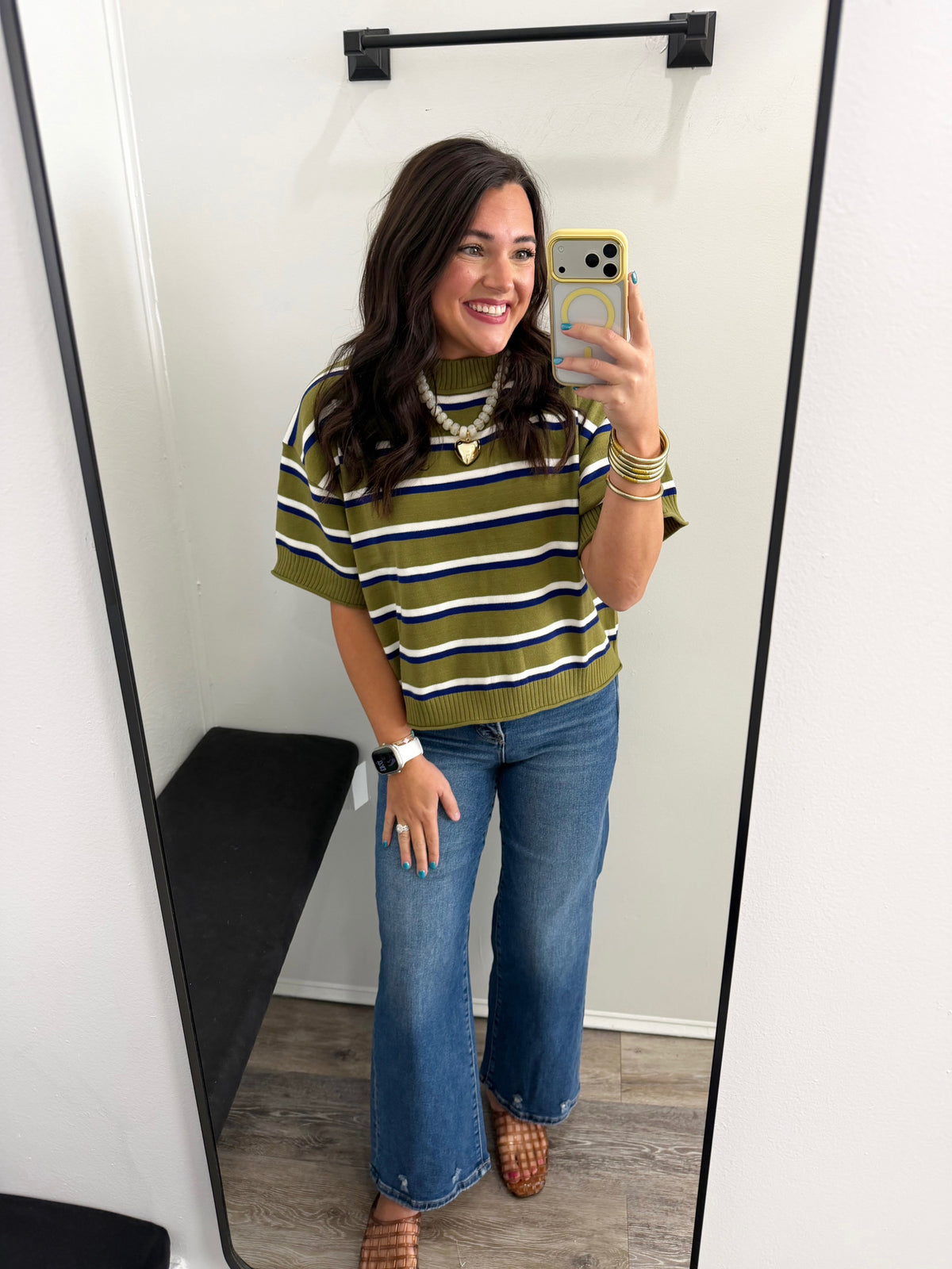 Striped Crewneck Sweater